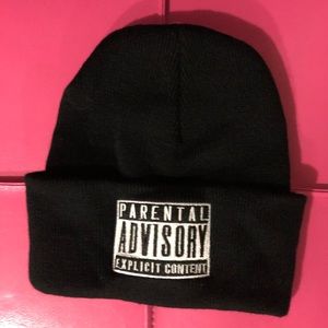 Parental Advisory Beanie Hat